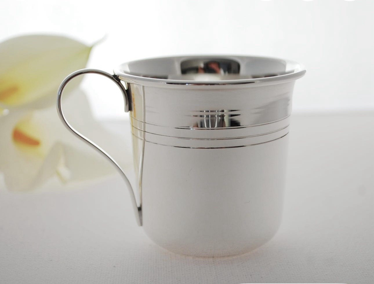 Silver christening cup and rattle 925
Elegant keep sake.. 

#LTKHome #LTKHoliday