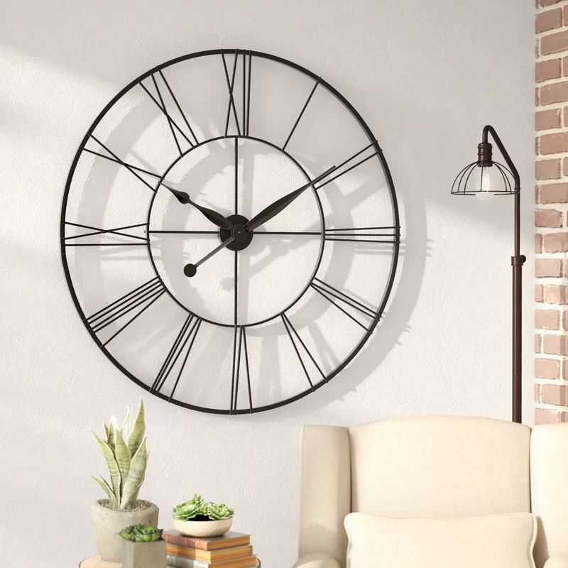 Grafton Oversized 45" XXL Wall Clock | Wayfair North America