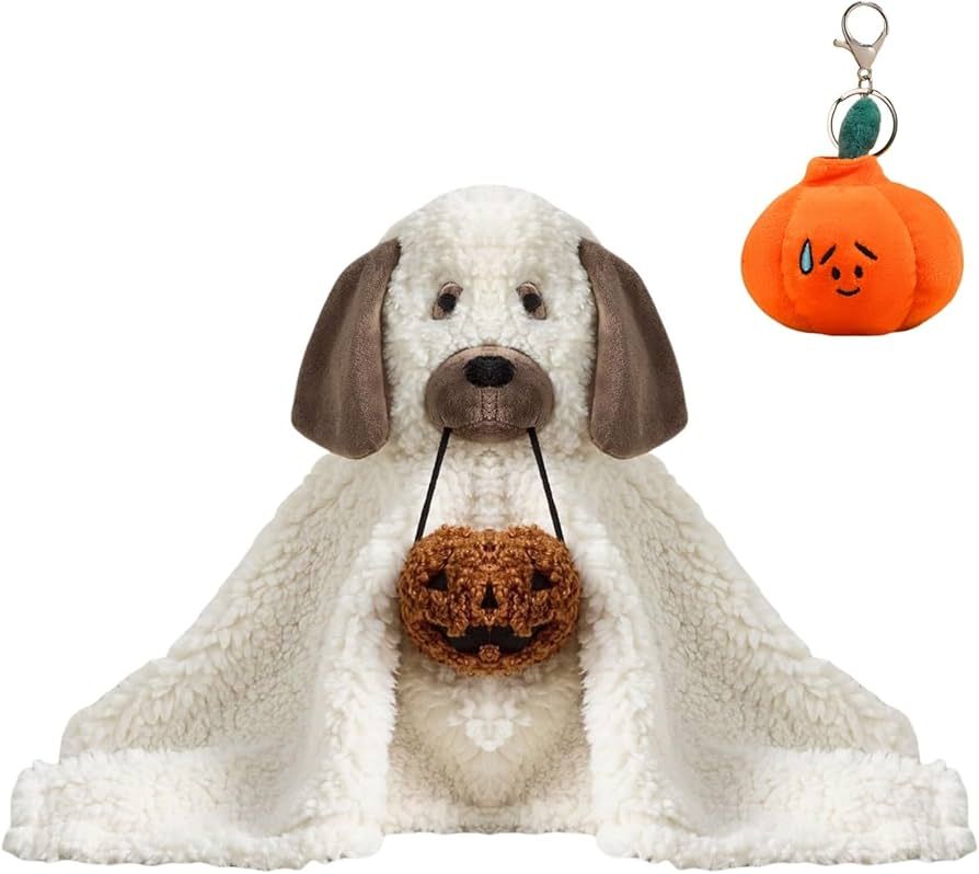 Halloween Pumpkin Dog Pillow 11.8" Dog Ghost Plush Girls Soft Cute Animal Doll Gift Stuffed Ghost... | Amazon (US)