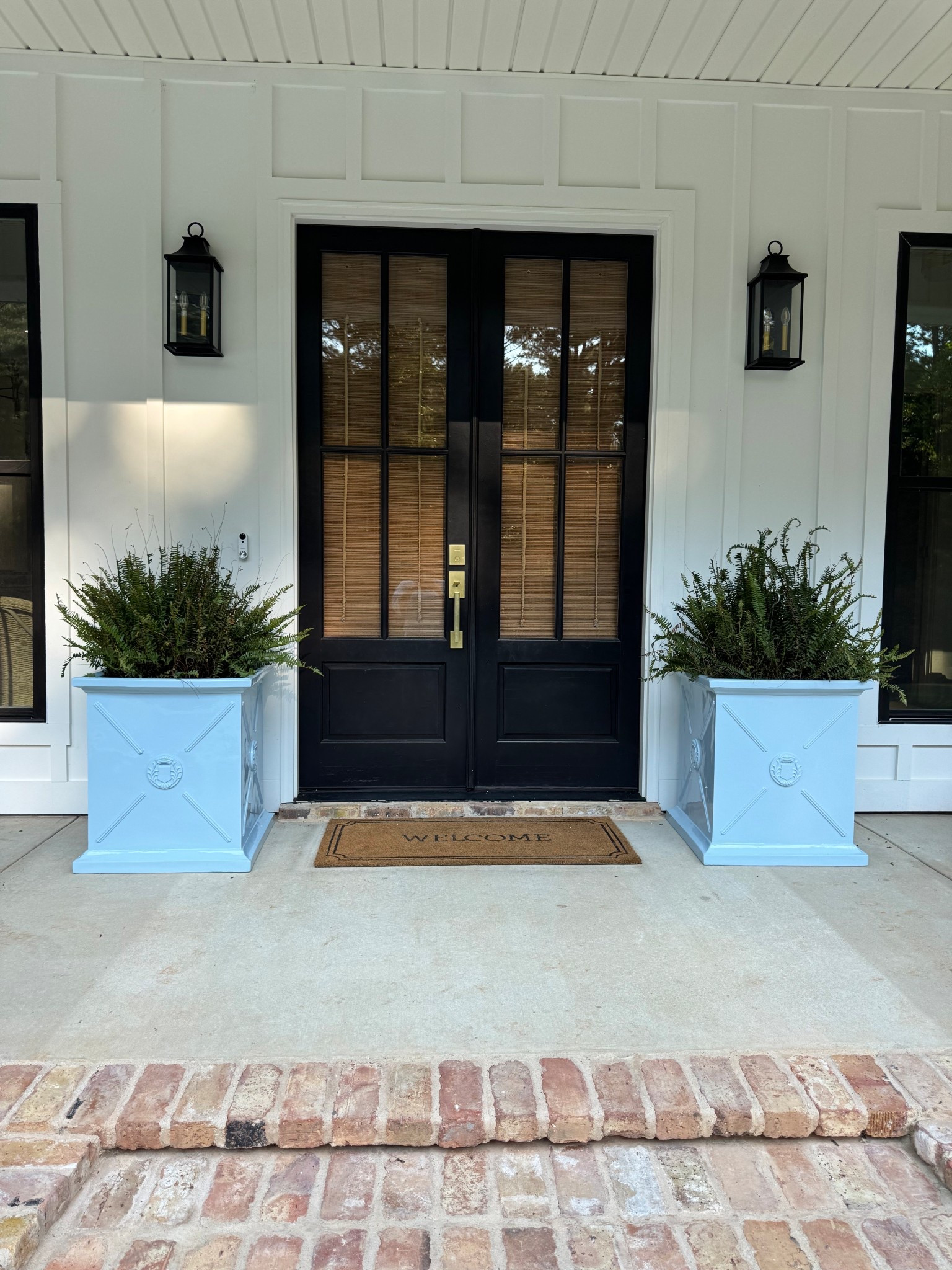 Our planters from Ballard Designs!! 