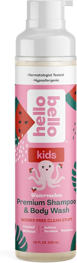 Hello Bello Watermelon Shampoo & Body Wash - Hypoallergenic, Dermatologist & Pediatrician Tested ... | Amazon (US)