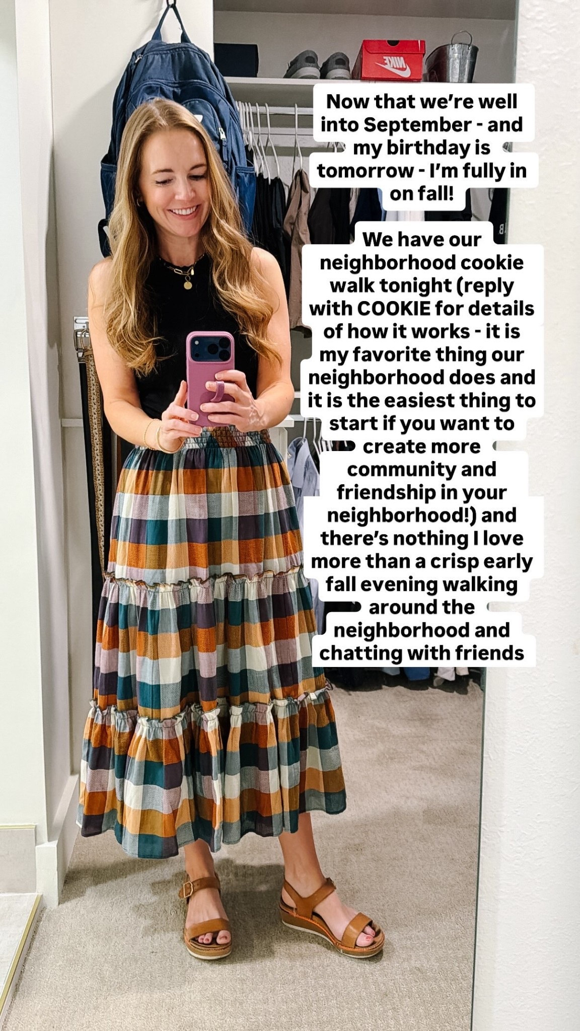 This skirt is giving me alllll the fall feels! (I’m in an XXS - I’m often between an XS and XXS and I’m glad I sized down!)

#LTKSeasonal #LTKootd