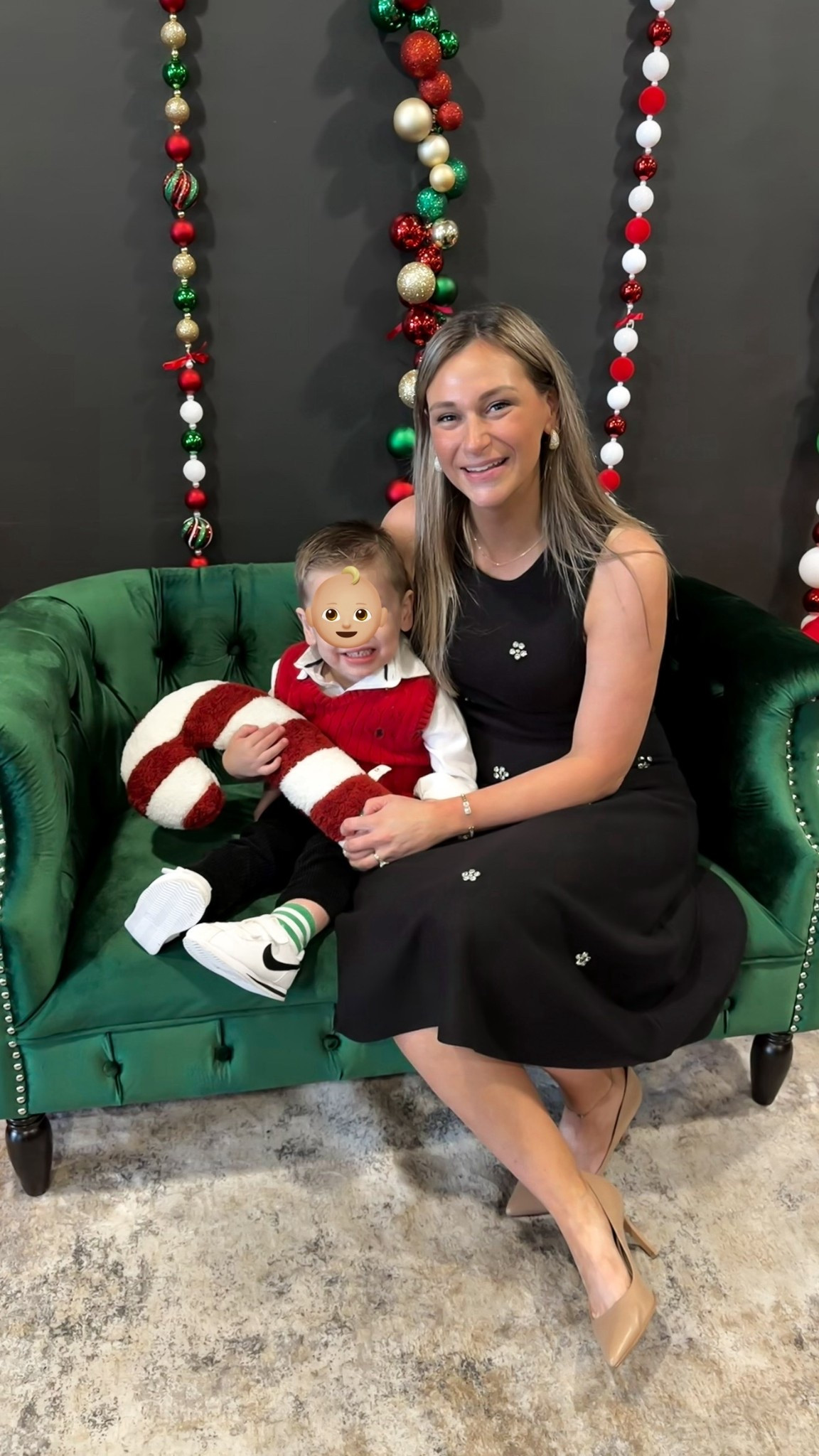 This is the dress I wore for Christmas Eve service and felt so comfortable in it postpartum and chasing a toddler around 

#LTKFindsUnder50 #LTKmomlife #LTKKids