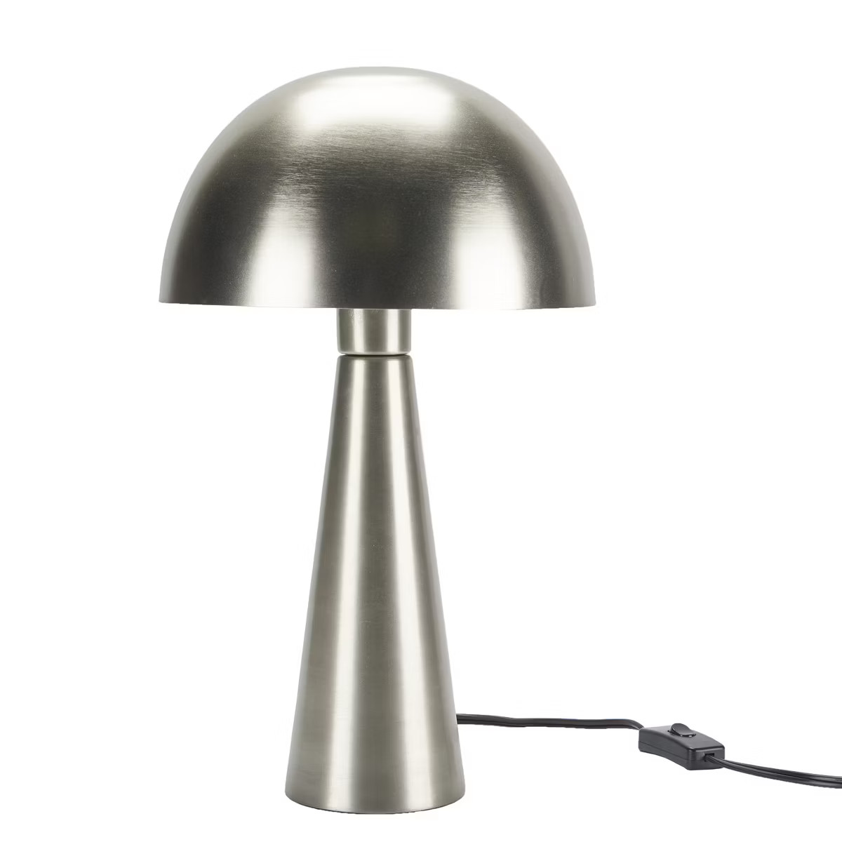 16" Mid-Century Modern Metal Mushroom Accent Table Lamp - Nourison | Target