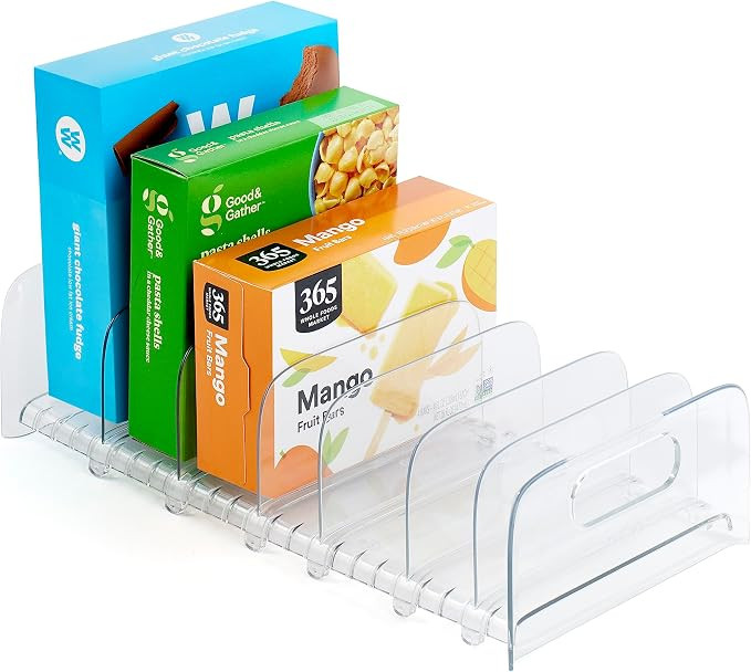 YouCopia FreezeUp Freezer Rack 15" BPA-Free Fridge Organizer with Adjustable Dividers and Handles... | Amazon (US)