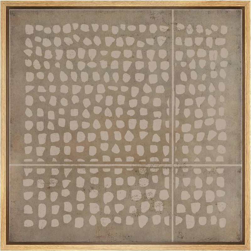 " Geometric Grunge Minimal Dot Pattern Abstract Shapes Modern Art Decoration Boho Relax/Zen Nordi... | Wayfair North America