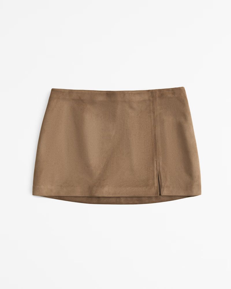 Vol. 28 Mid Rise Vegan Suede Mini Skirt | Abercrombie & Fitch (US)