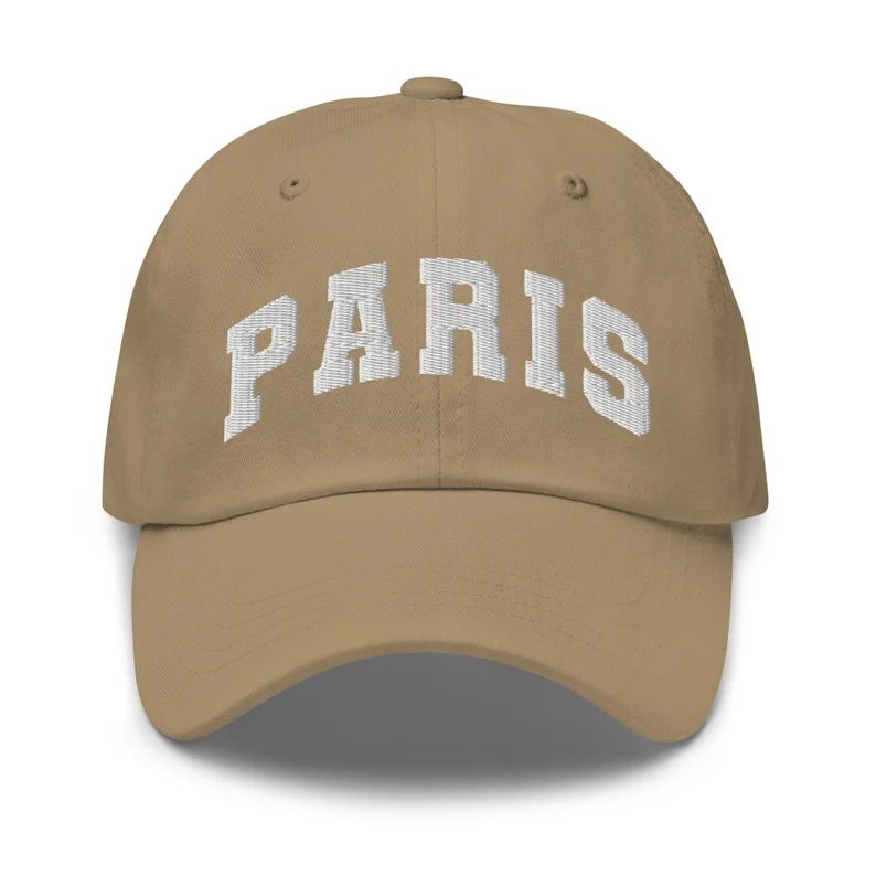 Embroidered Paris Baseball Hat (more colors) | Paris France Hat | Chic Hat | Athleisure Hat | Adj... | Etsy (US)