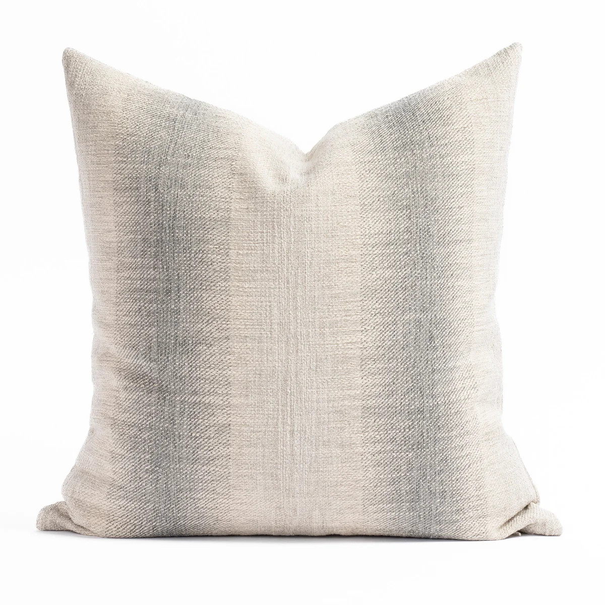Tahoe Stripe 22x22 Pillow, Blue Smoke | Tonic Living