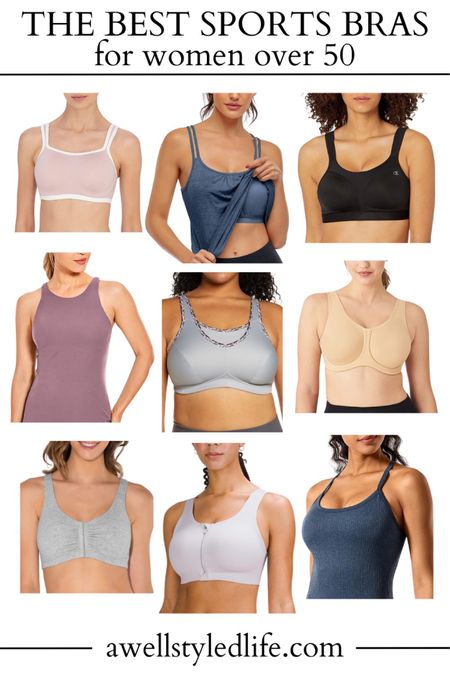 I’ve rounded up some great sports bra options for women over 50.