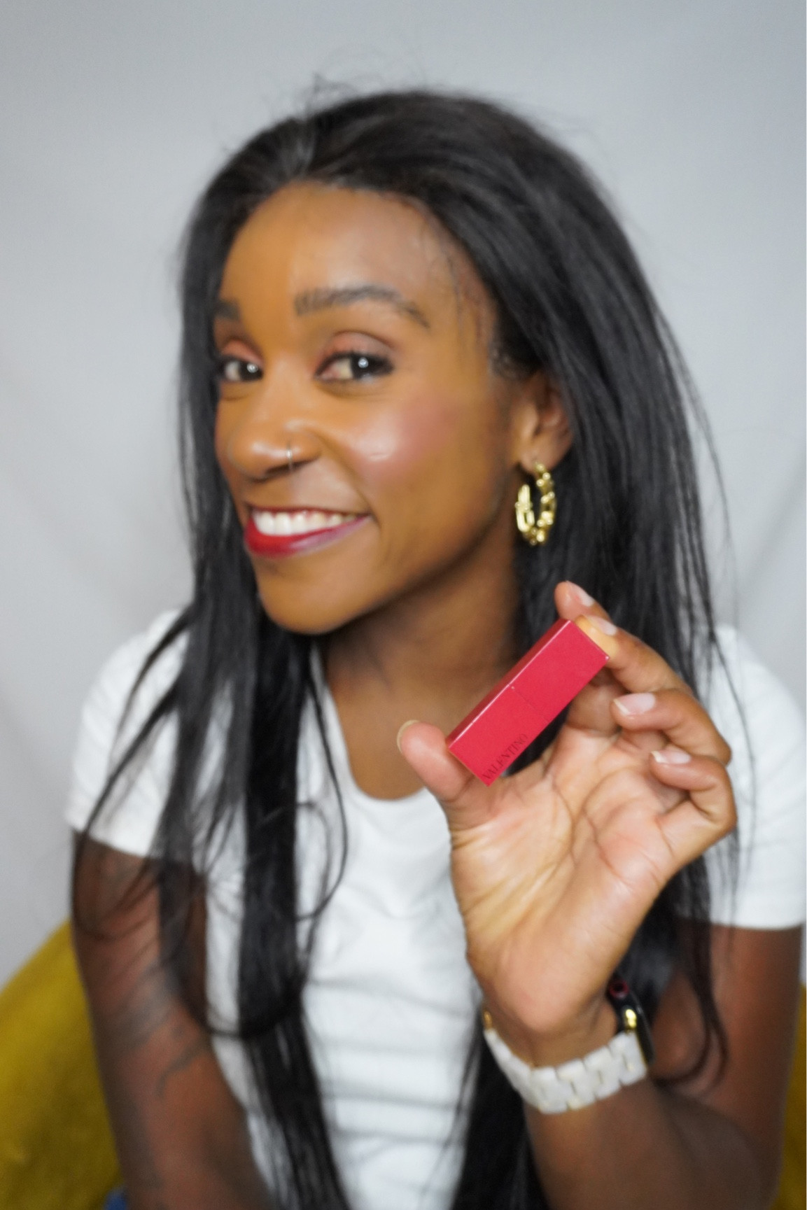 There’s just something about red lipstick that just makes me feel invincible whenever I put it on. But finding the right red has been … a journey. So many reds have a lot of orange or purple in them. I wanted a RED red. Which is why I originally bought the travel size Valentino lipstick in 22R. And…it’s THAT girl. So if you’re like me and looking for a red that pops, isn’t too orange or purple…this is your girl. 

#LTKFindsUnder50 #LTKBeauty