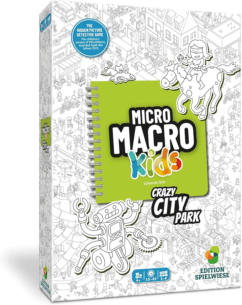 Hachette Boardgames MicroMacro Kids: Crazy City Park | Detective Family Game for Kids | Cooperati... | Amazon (US)