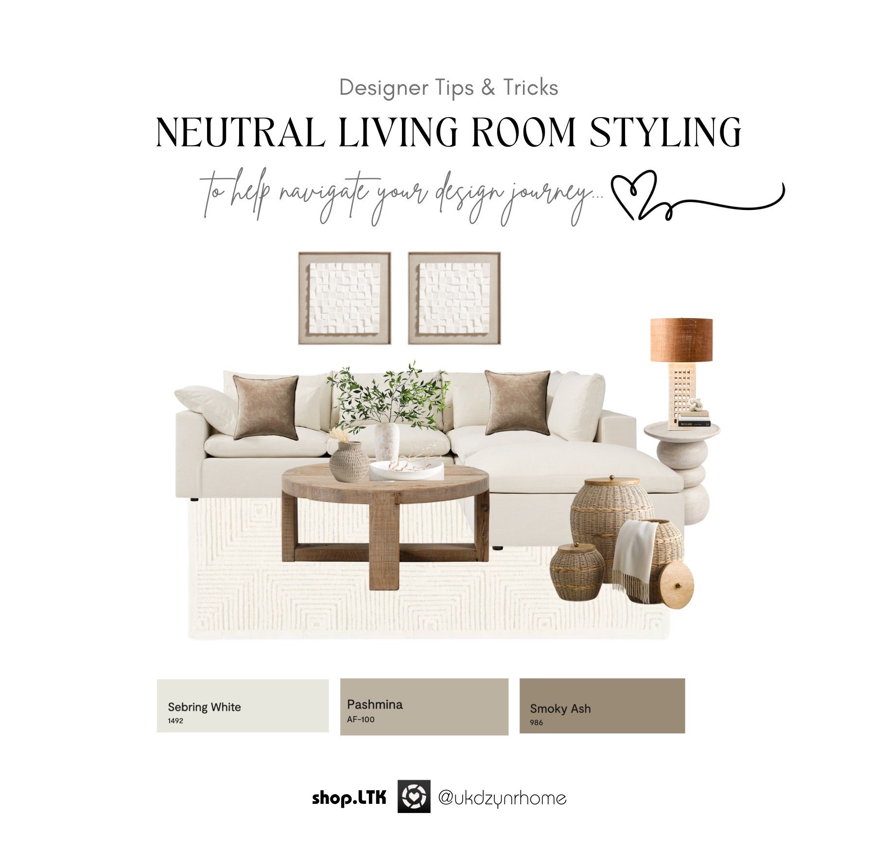 Neutral Living Room Home Decor & Accessories 

#LTKHome #LTKFamily