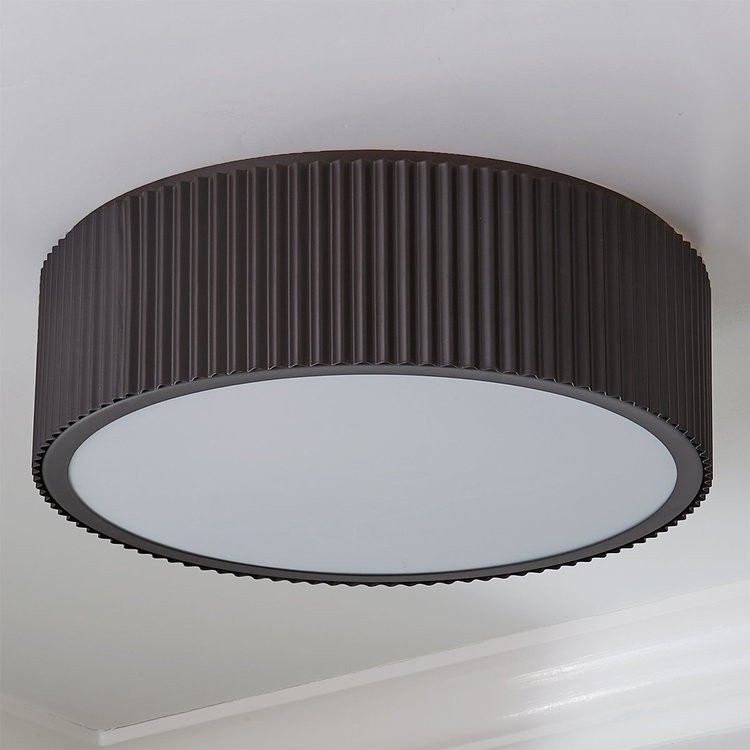 Modern Ribbed Ceiling Light | Shades of Light