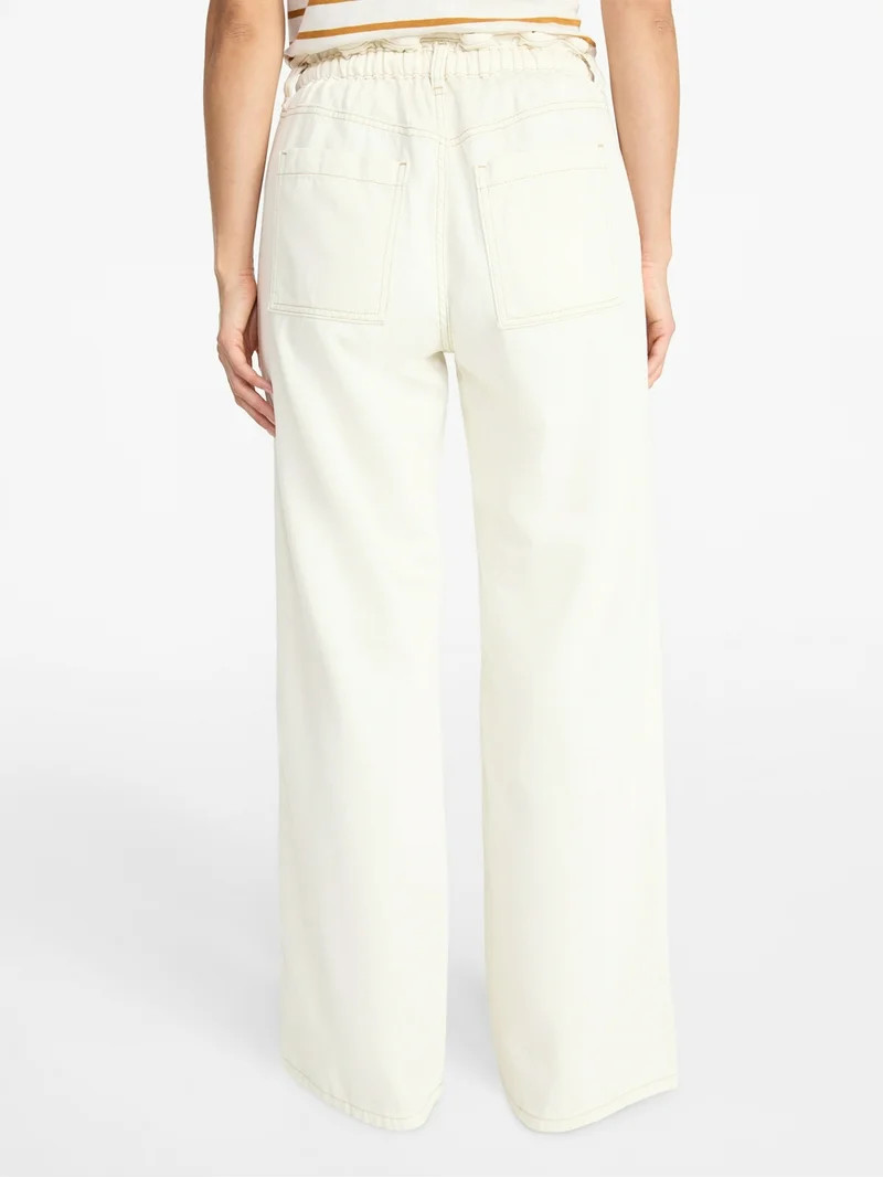 Time and Tru Women's Pull On Wide Leg Jeans, 30" Inseam, Sizes XS-XXXL | Walmart (US)