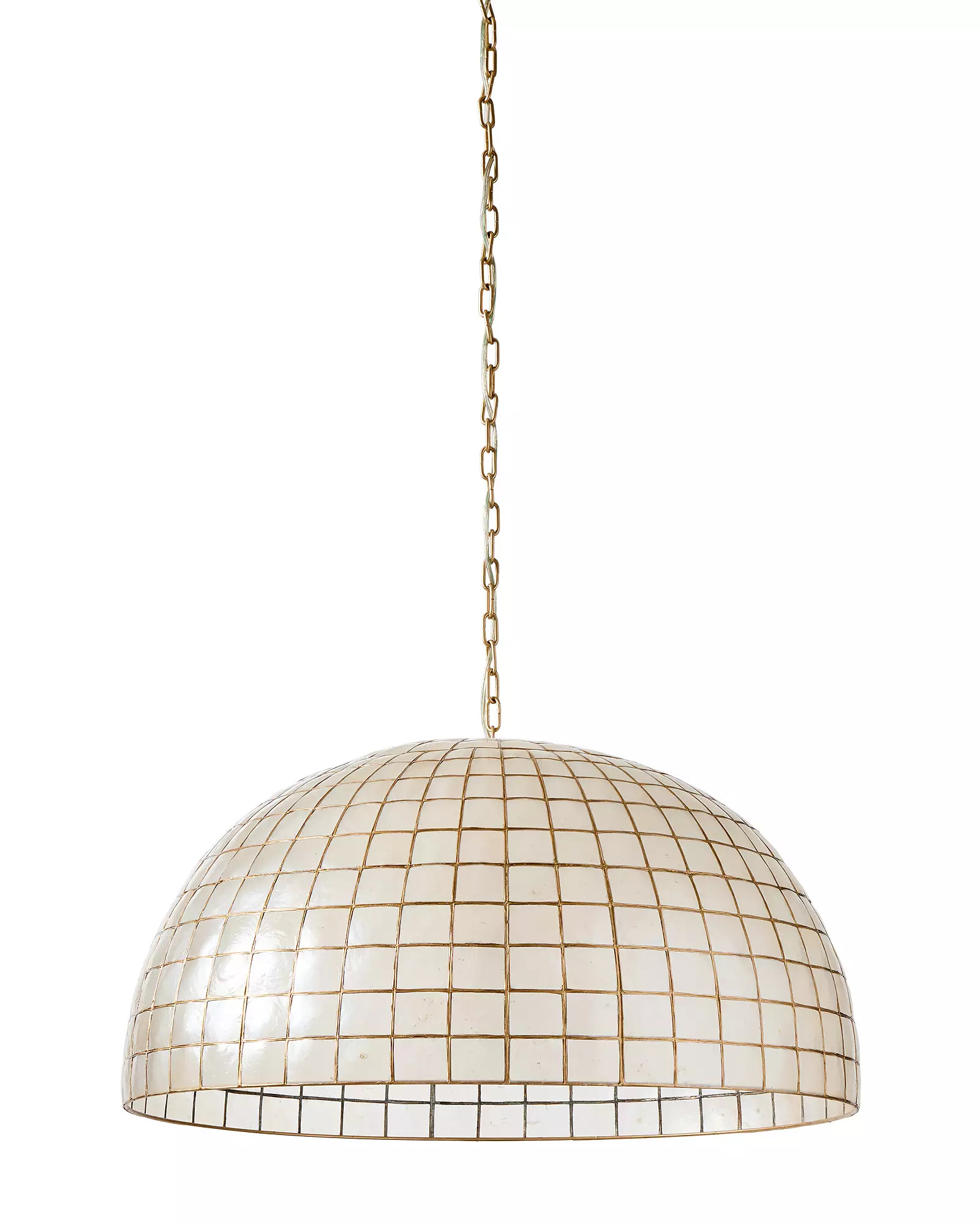 Capiz Tiled Pendant | Serena and Lily