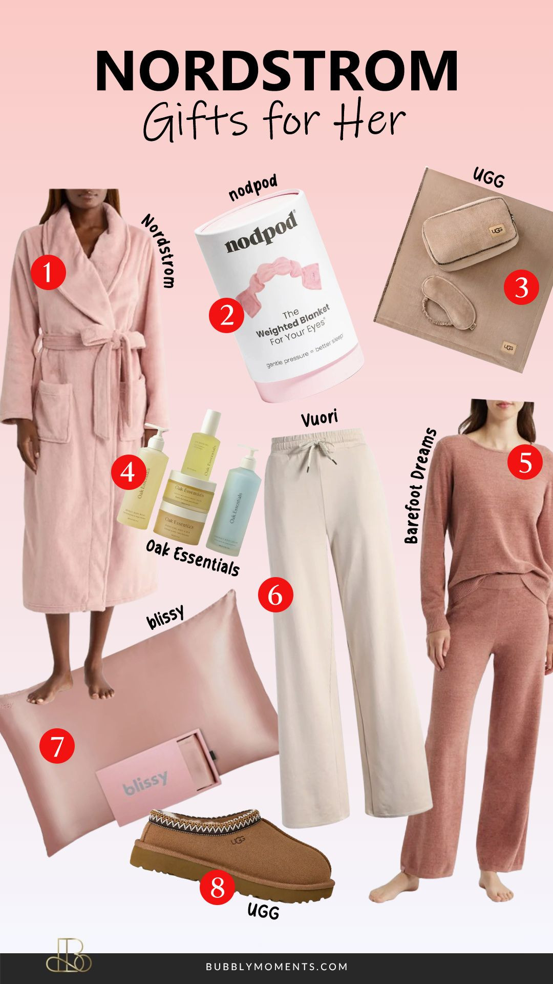 ✨ The ultimate Gifts for Her guide is here — filled with timeless, chic, and thoughtful finds from Nordstrom that she’ll absolutely adore! Whether you’re shopping for your mum, sister, best friend, or treating yourself (because why not?), these pieces are perfect for every occasion — from cosy self-care moments to elegant nights out. 💖 Each pick combines style, comfort, and quality — making gift-giving effortless and extra special. Save this post for later and tap the links to shop directly before these favourites sell out! 🎁
#LTKGiftGuide #LTKHoliday #LTKSeasonal #GiftGuideForHer #NordstromStyle #GiftsForHer #GiftIdeas #HolidayGifts #GiftInspo #NordstromFashion #ChicGifts #StyleInspo #LuxuryGifts #FashionFavorites #HolidaySeason 

 