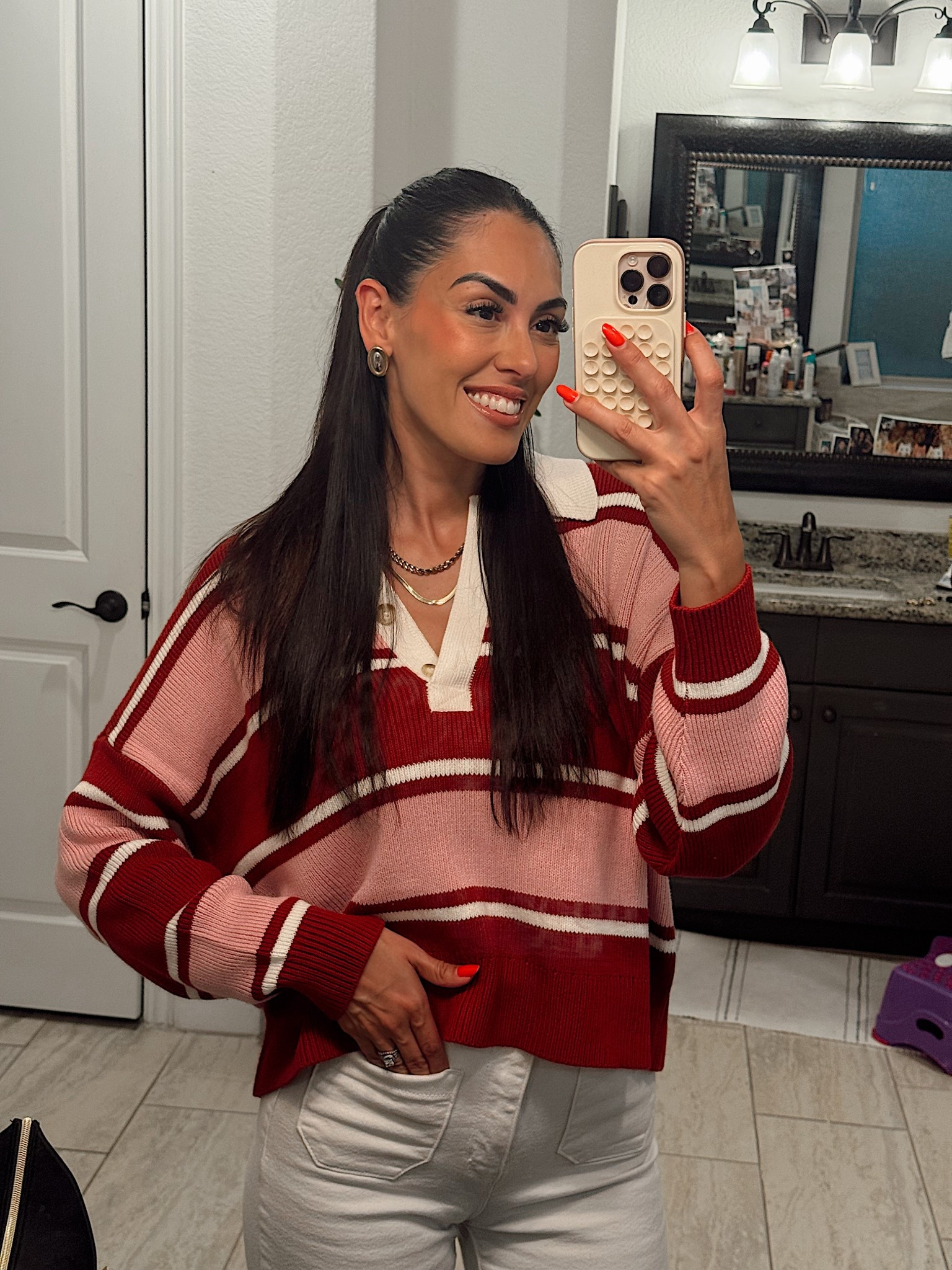 Small top & 26 jeans 