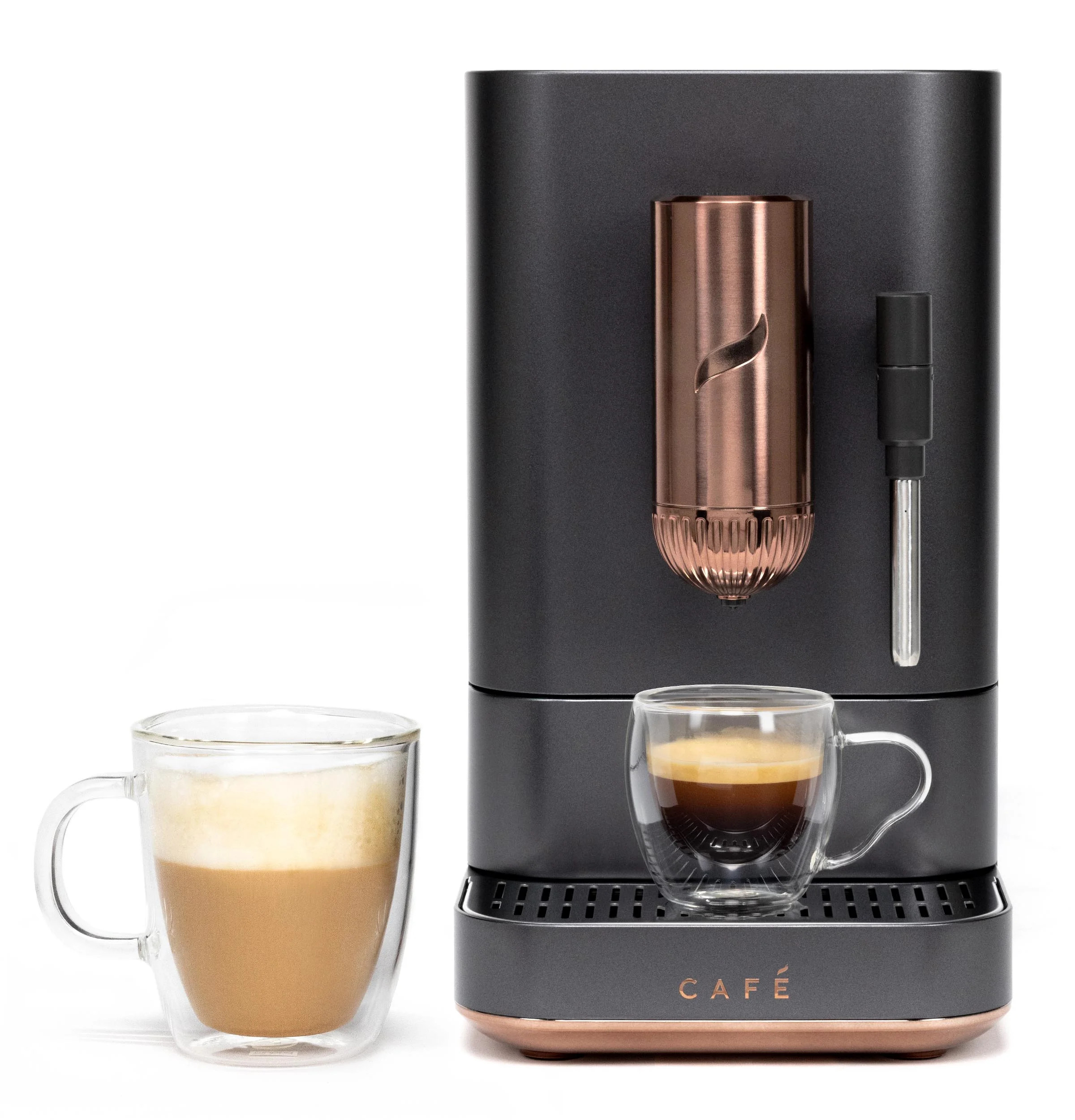 Café Affetto Automatic Espresso Machine + Milk Frother | Built-In & Adjustable Espresso Bean Gri... | Walmart (US)