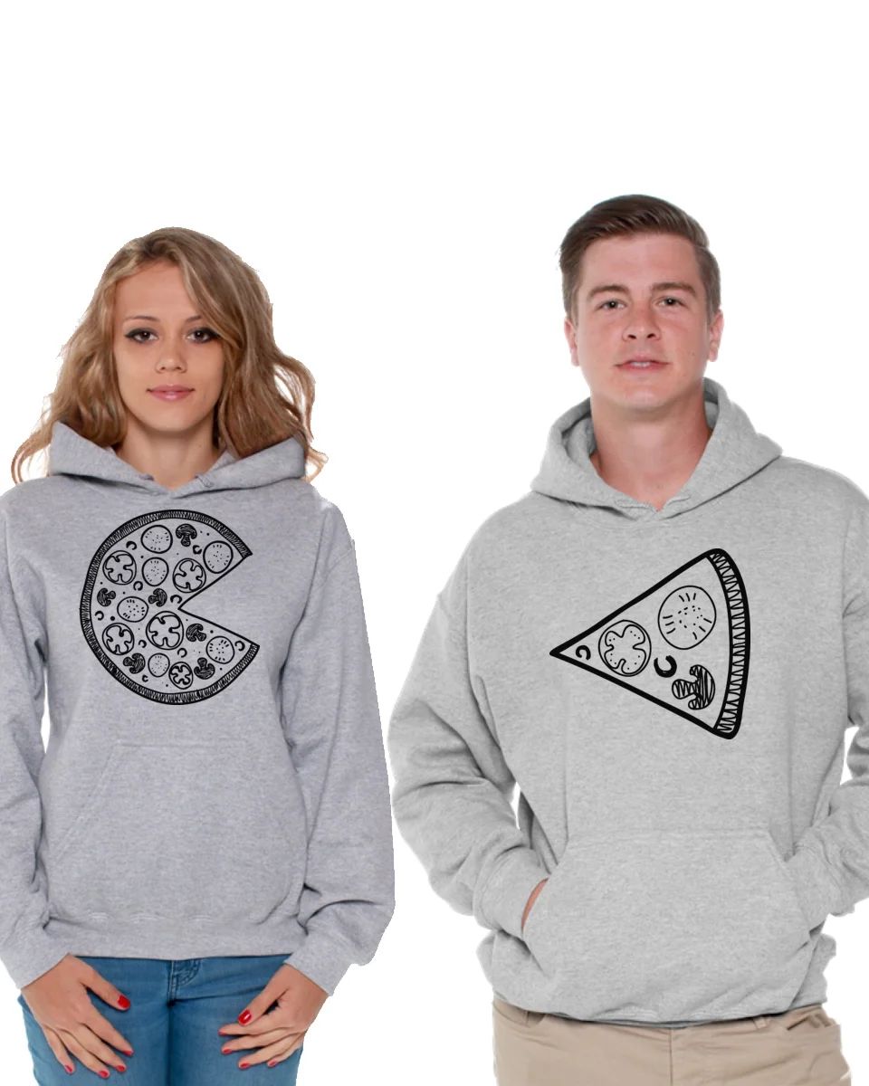 Awkward Styles Pizza Matching Couple Hoodies Funny Matching Pizza Couples Sweaters Pizza Slice Sw... | Walmart (US)