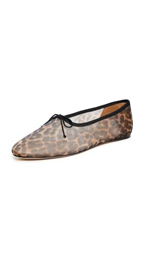Loeffler Randall Women's Landon Soft Ballet Flats, Watercolor Leopard, Print, Brown, 11 Medium US | Amazon (US)