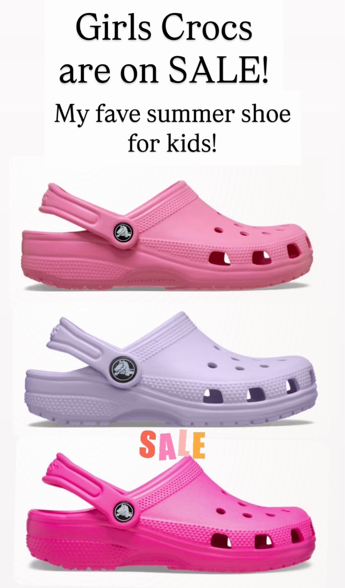 Girls pink crocs on sale!!!

#LTKKids #LTKSaleAlert