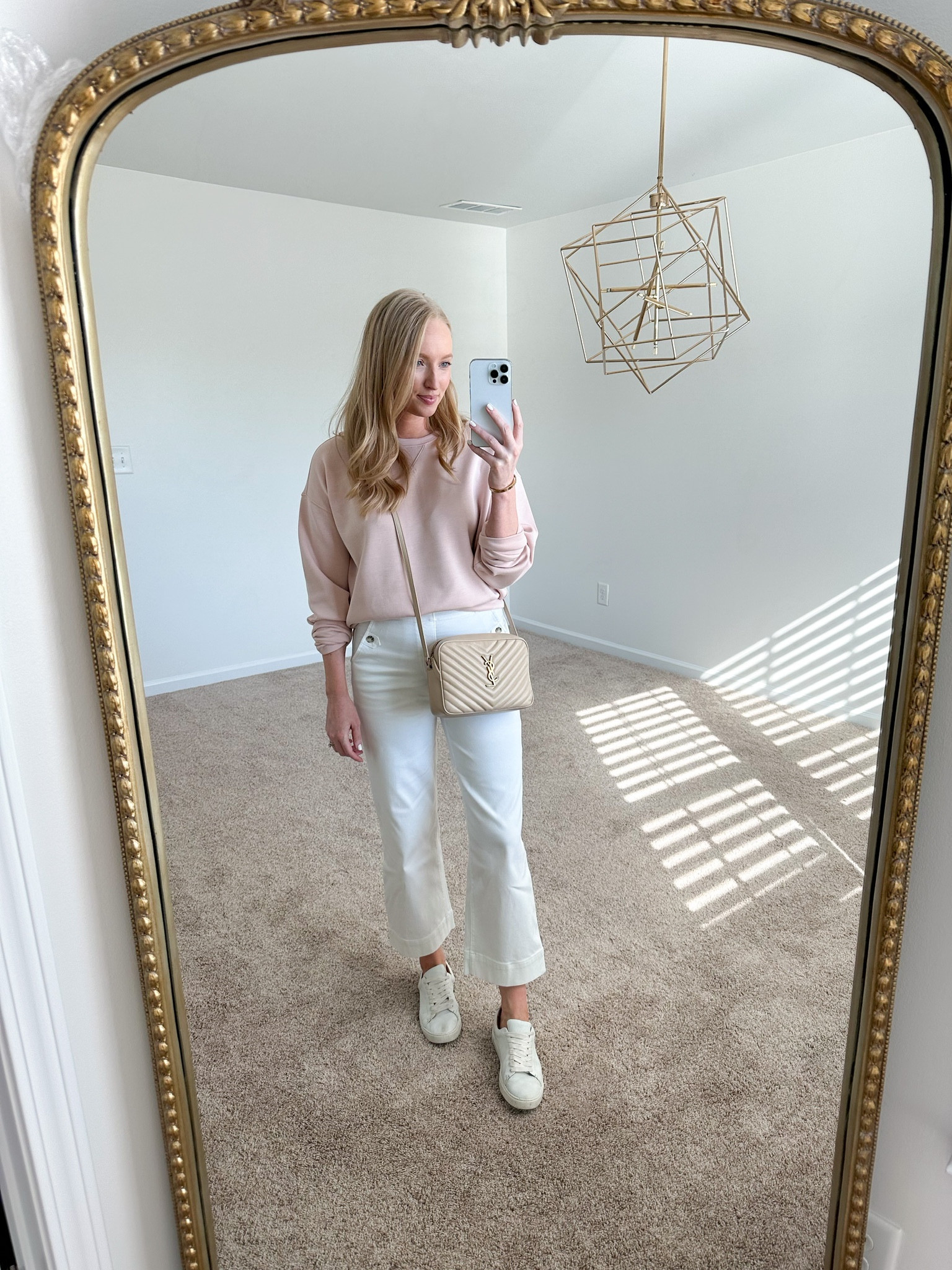 Chic and pink look for a casual Friday. Wearing a size small in these new Spanx pants but if you’re in between sizes, size up! Use code AMANDAJOHNXSPANX to save 10% on your order! 

#LTKstyletip #LTKFind #LTKSeasonal