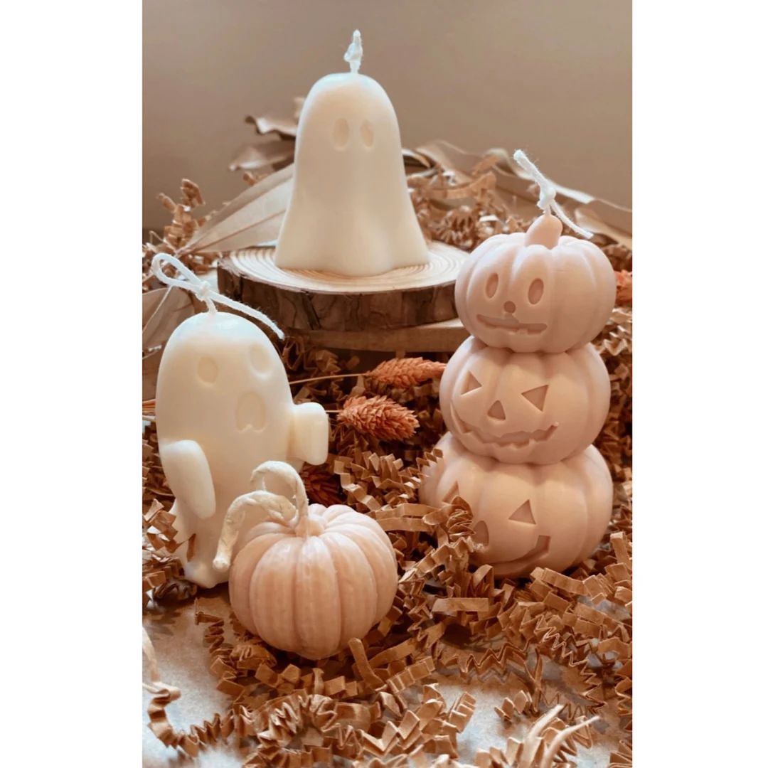 Halloween Ghost Candle | Cute | Halloween decor | Fall Collection | Decorative Candles | Soy Wax ... | Etsy (US)