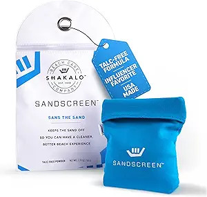 Sand Removal Bag – Talc-Free Sand Remover for Beach Days – Helps Remove Grains from Skin With... | Amazon (US)