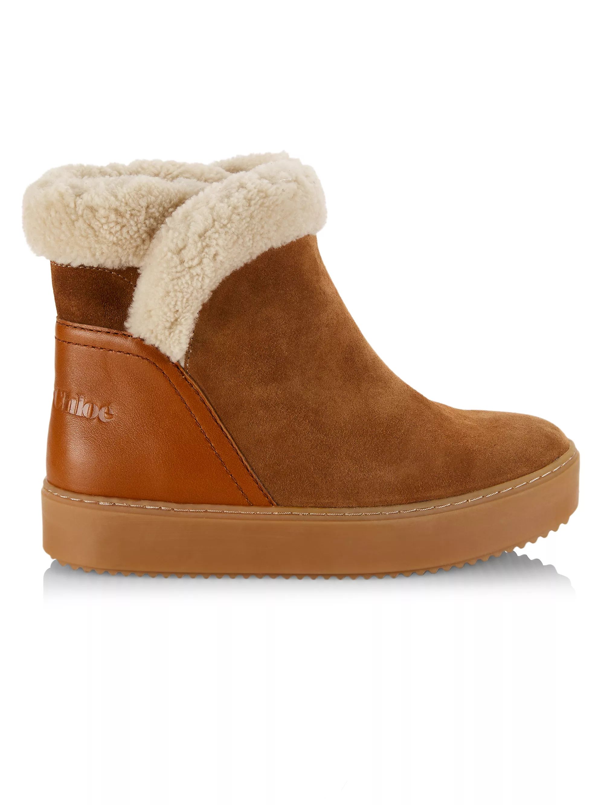 Juliet Shearling-Trimmed Boots | Saks Fifth Avenue