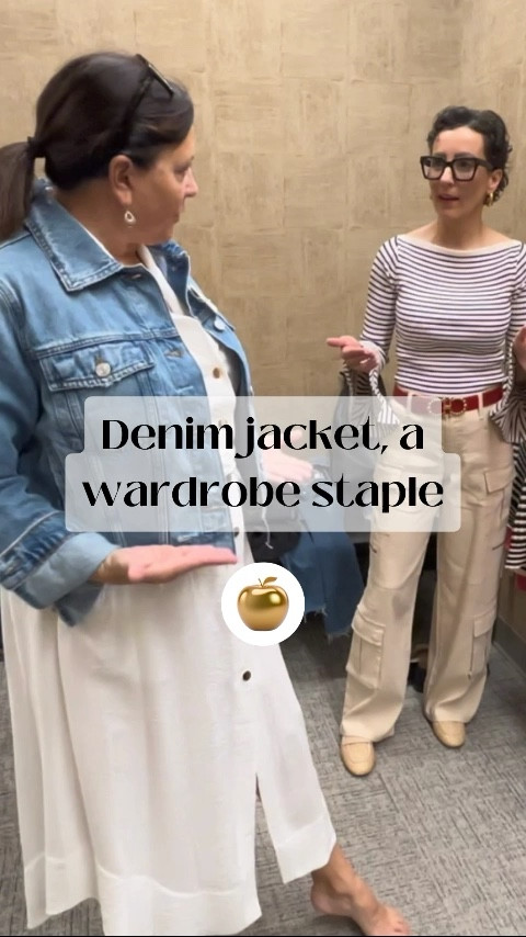 Mixing comfort with style in this tough but cute distressed denim jacket! It's all about the details and how you wear it. 

#LTKover40 #LTKVideo #LTKstyletip