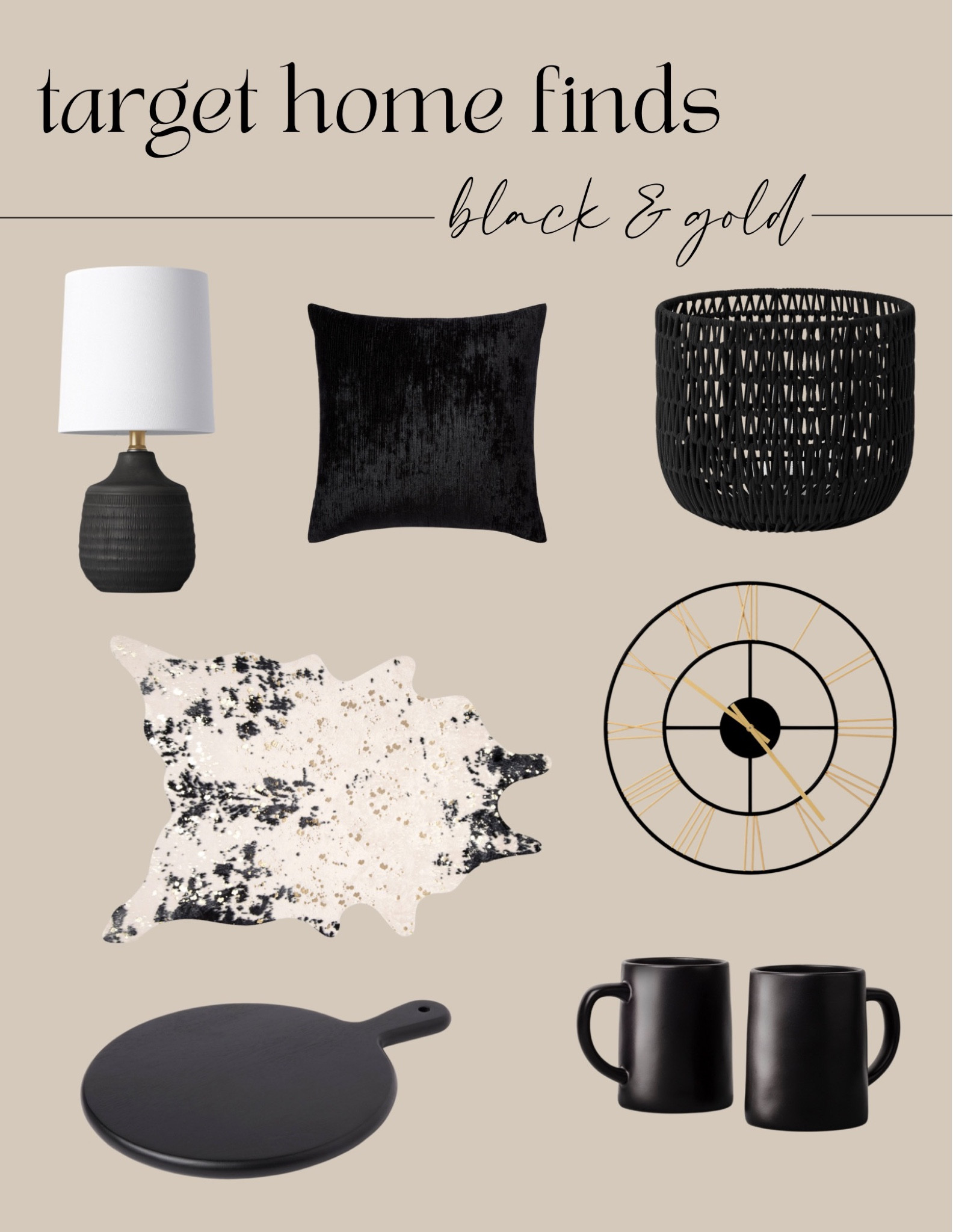 Target home decor under $50. Modern, chic, black and gold home decor. Target finds, target decor, target shopping! 
#LTKHOME  #target 

#LTKFind #LTKhome #LTKunder100