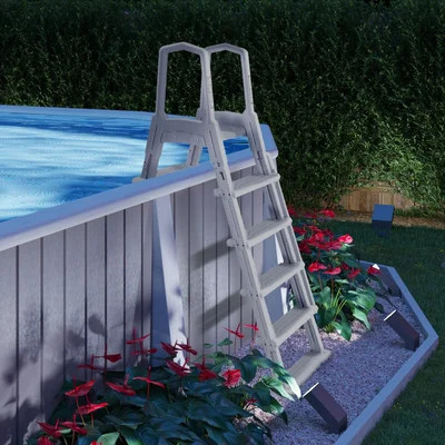 Sunny Side 6.5 ft Adjustable Pool Ladder for Above-Ground Pools | Wayfair North America