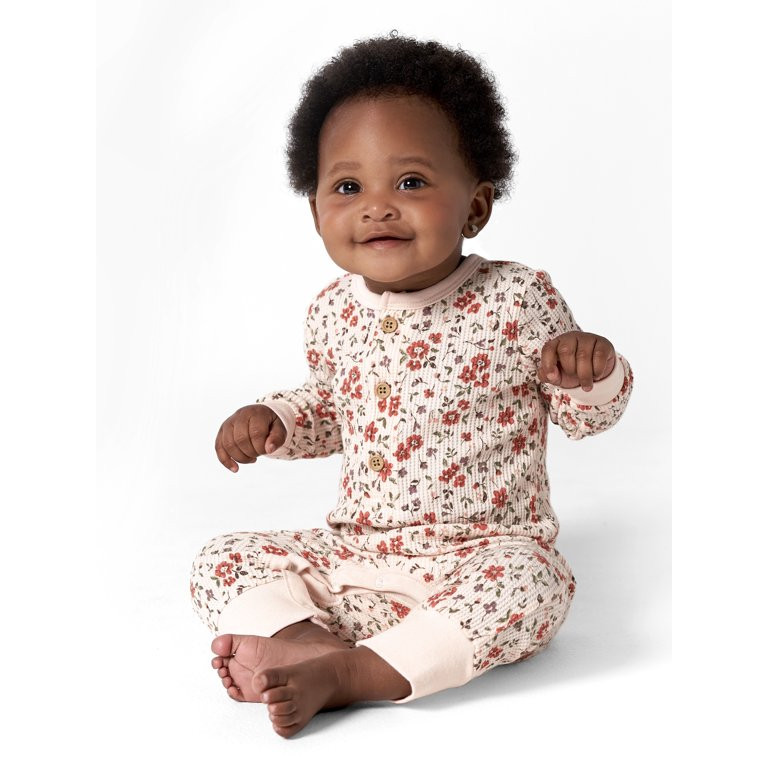 Modern Moments by Gerber Baby Boy or Girl Unisex Romper, Sizes 0/3M-24 Months | Walmart (US)