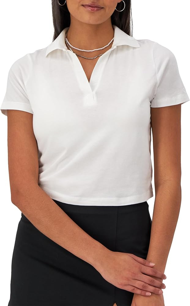 Champion Women'S Polo, Moisture Wicking, Anti Odor, Slim Fit Polo T-Shirt For Women | Amazon (US)
