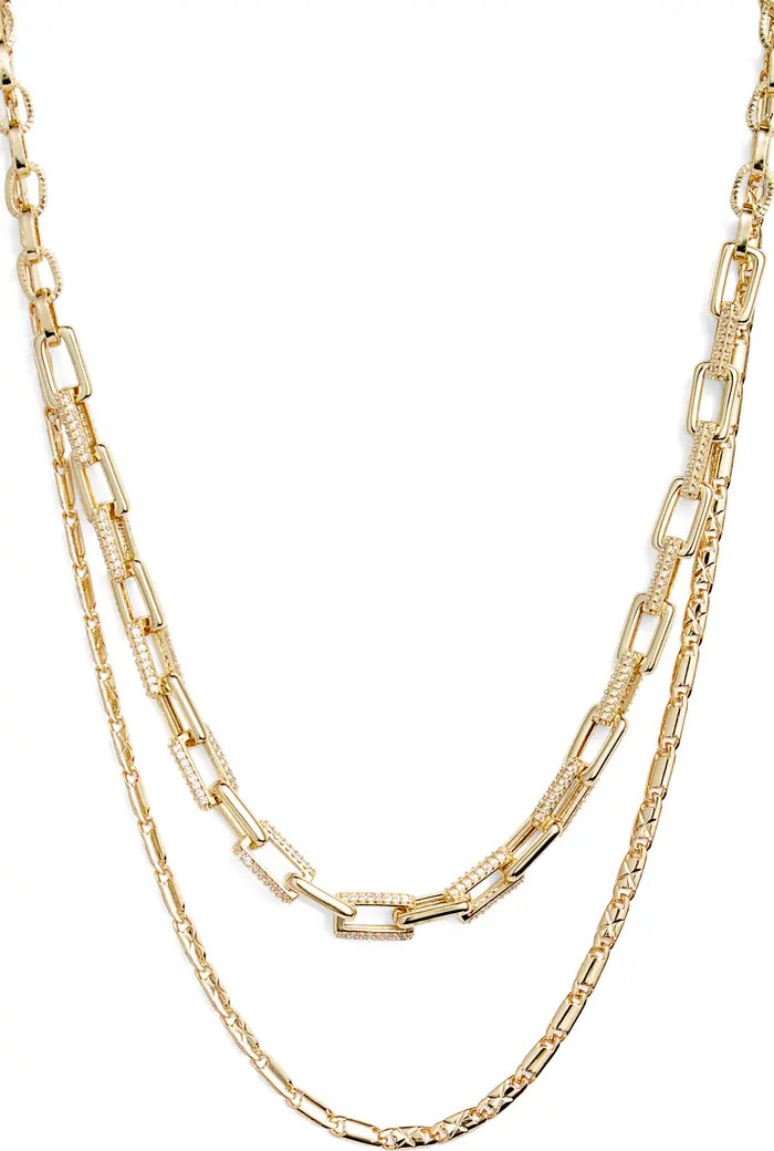 Nordstrom Pavé Link Layered Necklace | Nordstrom | Nordstrom