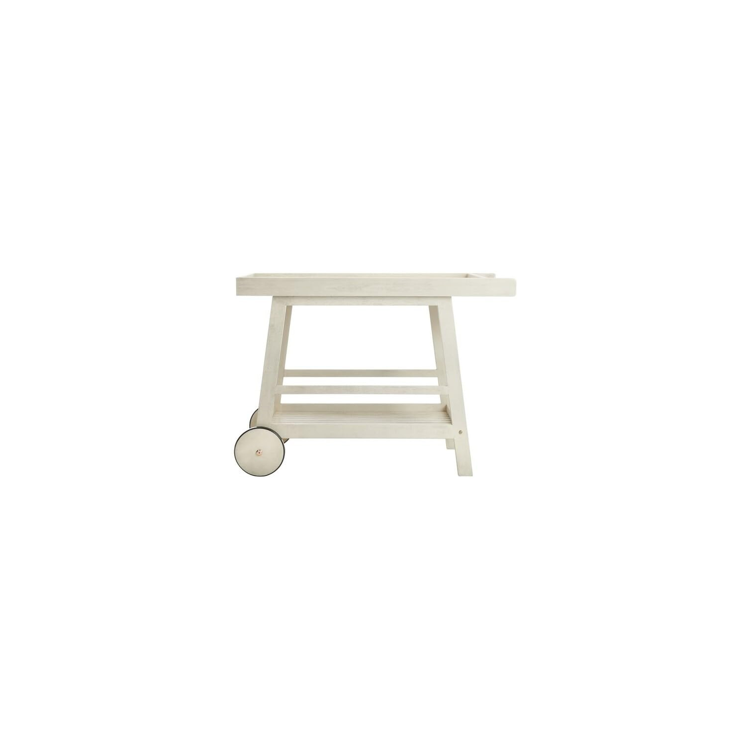 SAFAVIEH Indoor/Outdoor Renzo White Bar Cart | Amazon (US)
