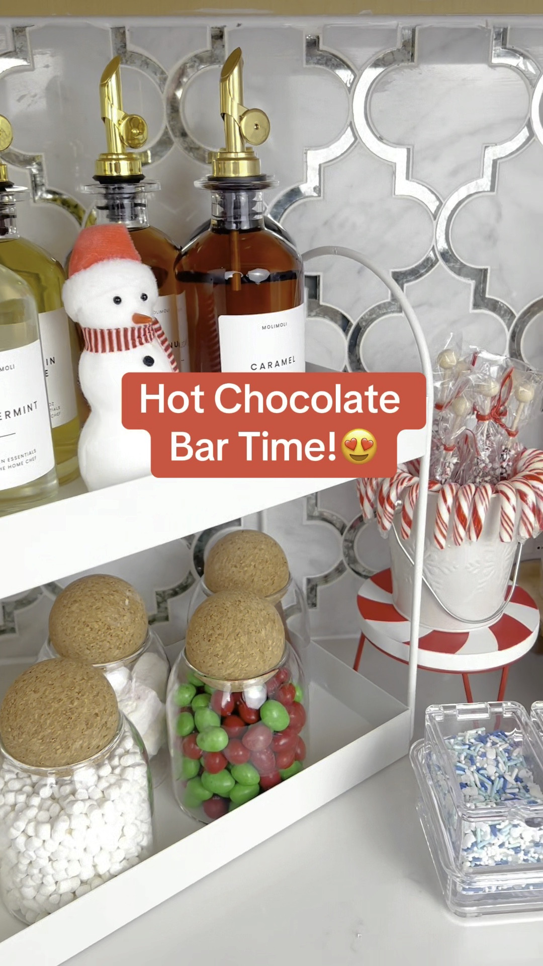 Set up my hot chocolate bar with me! 🥰🤎🫶🏼

#LTKhome #LTKHoliday #LTKSeasonal