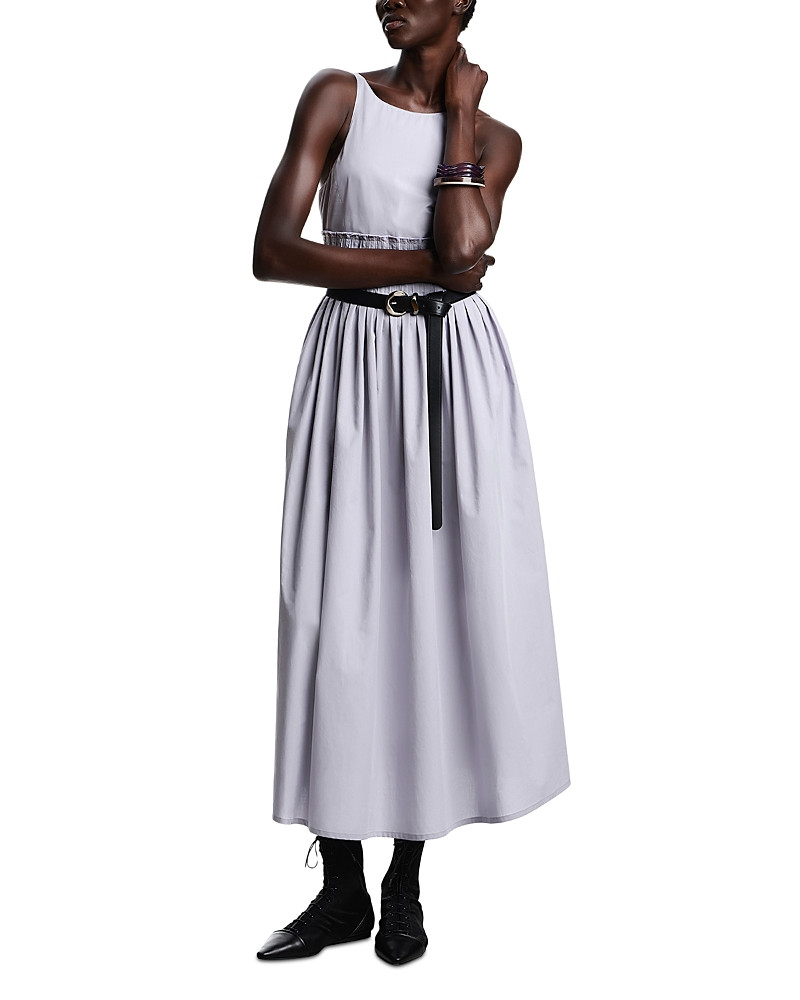 Emporio Armani Poplin Smocked Sleeveless Dress | Bloomingdale's (US)