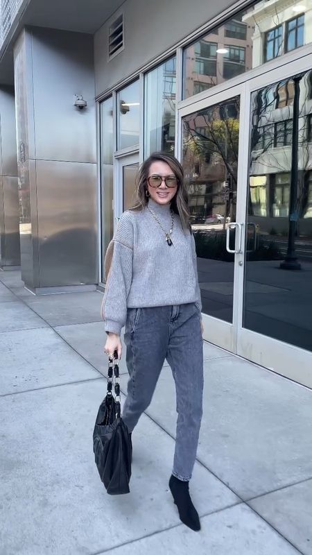 What I wore to a chilly spring work meeting 🧡 You’ve seen me wear this sweater over the holidays. Can easily be transitioned to spring with a mini skirt, cargos or jeans. 

Spring outfit, workwear, jeans, booties, sunglasses, shoulder bag, work bag, The Stylizt 



#LTKworkwear #LTKSeasonal #LTKstyletip