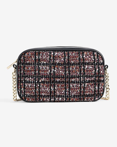 Tweed Camera Crossbody | Express