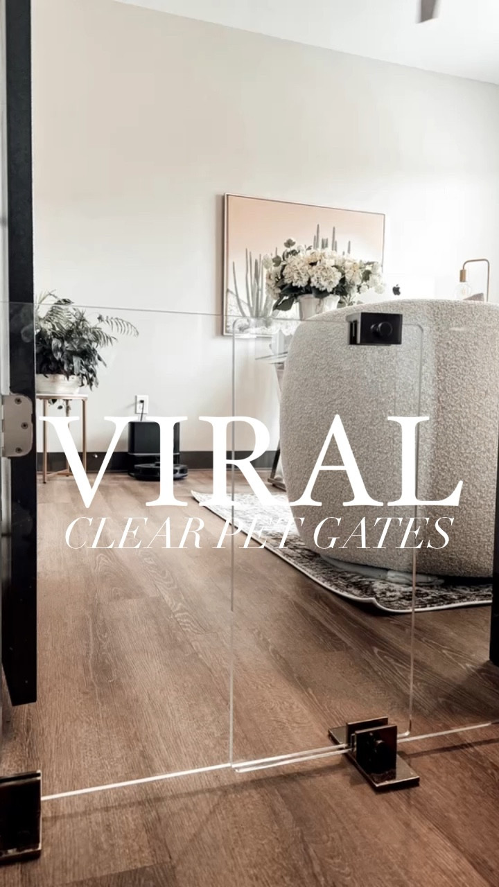 Clear Pet Gates for clean dog mom homes. 

#LTKStyleTip #LTKHome #LTKVideo