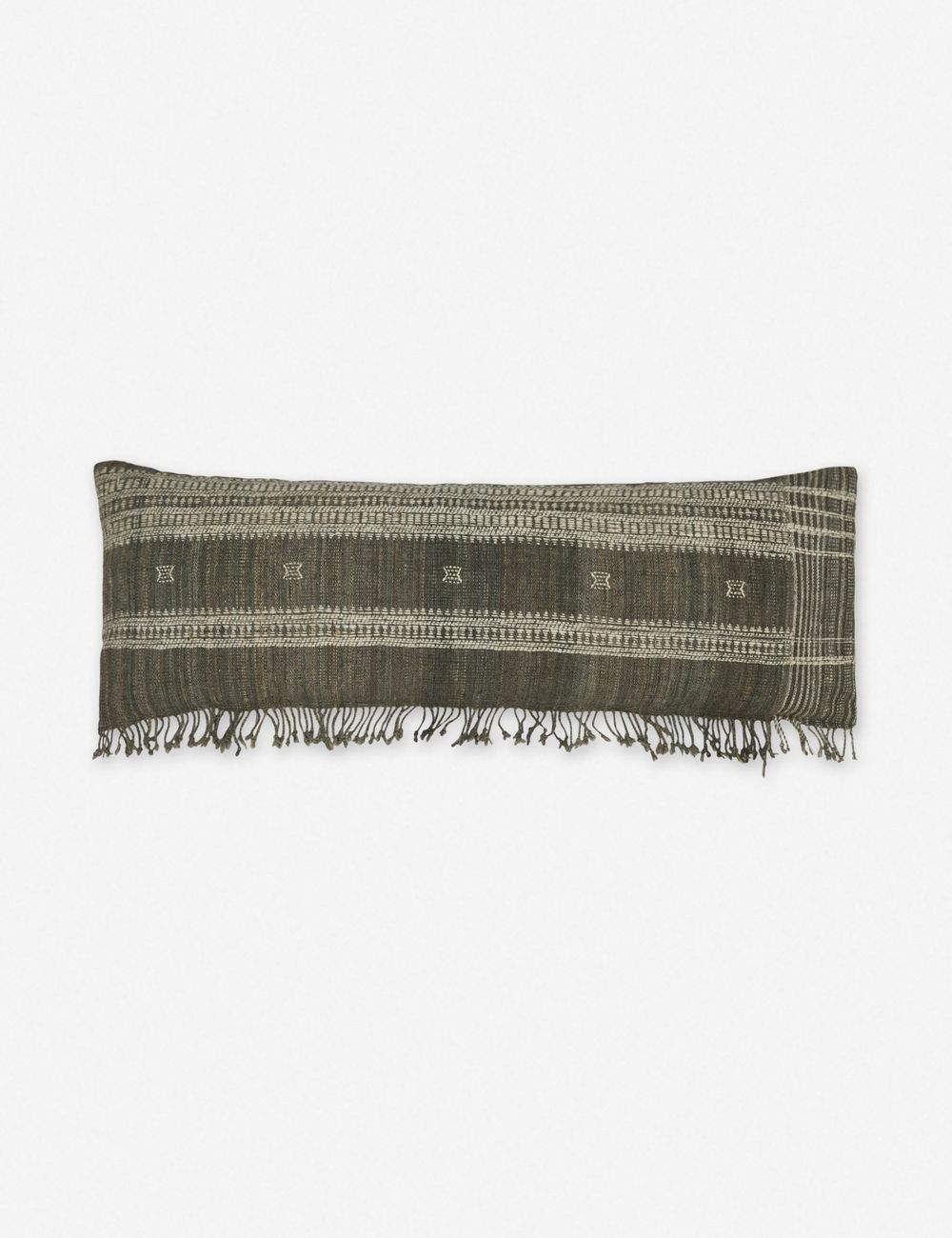 Kristina Long Lumbar Pillow, Ash | Lulu and Georgia 