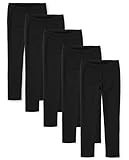 The Children's Place Girls Leggings,Black 5 Pack,XXL(16) | Amazon (US)