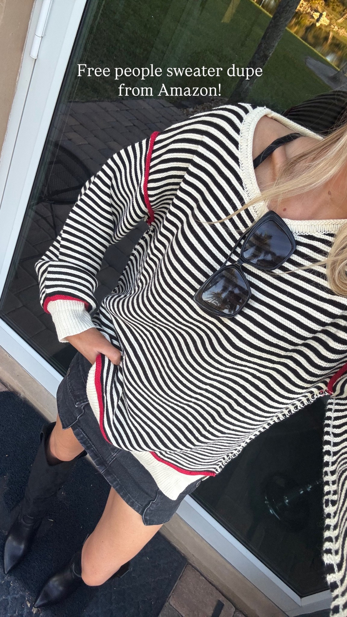 This sweater is from Amazon and it’s a free people dupe for under $40. 

#LTKFindsUnder50 #LTKSeasonal #LTKootd