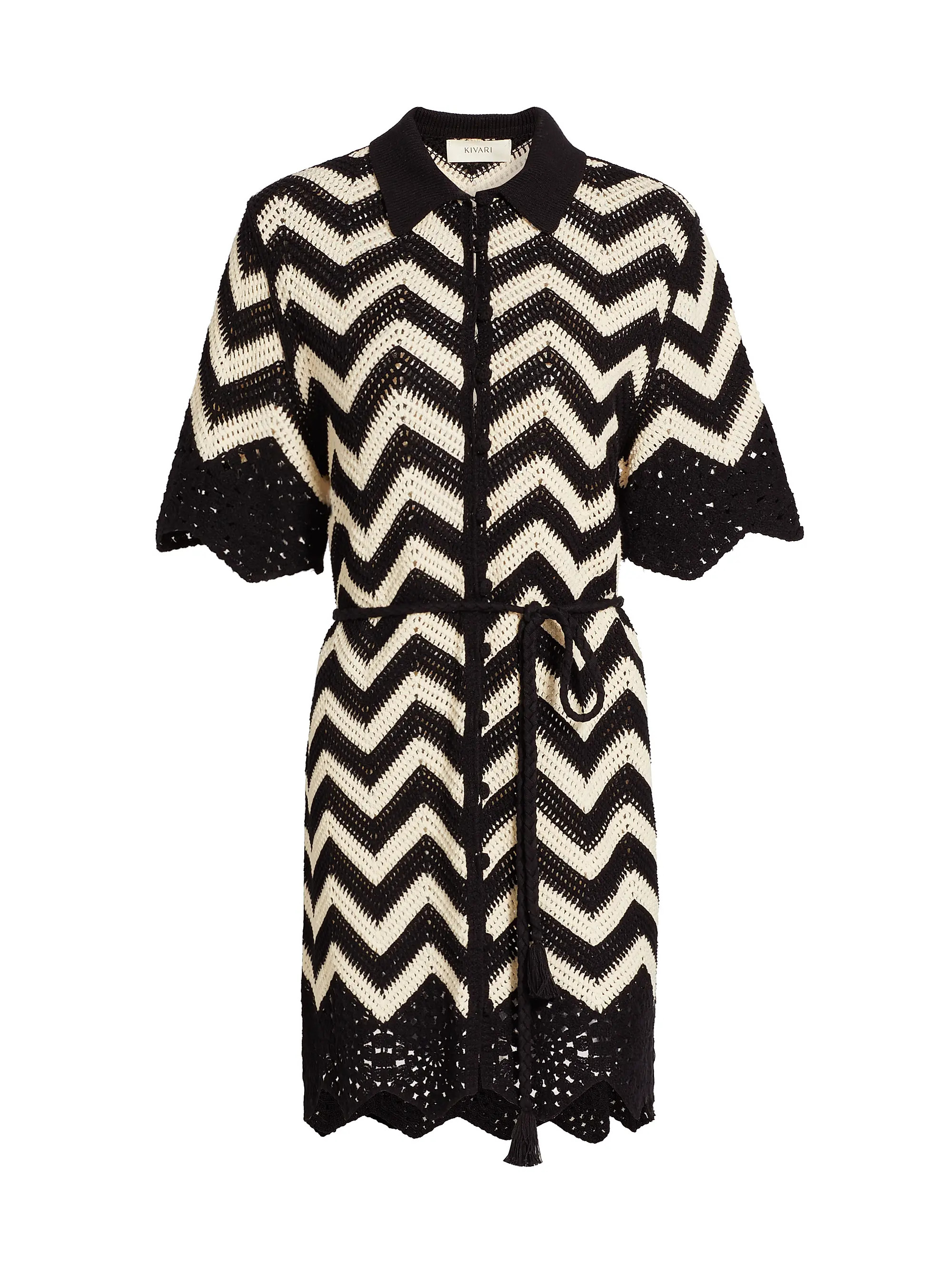 Jacinta Chevron Minidress | Saks Fifth Avenue