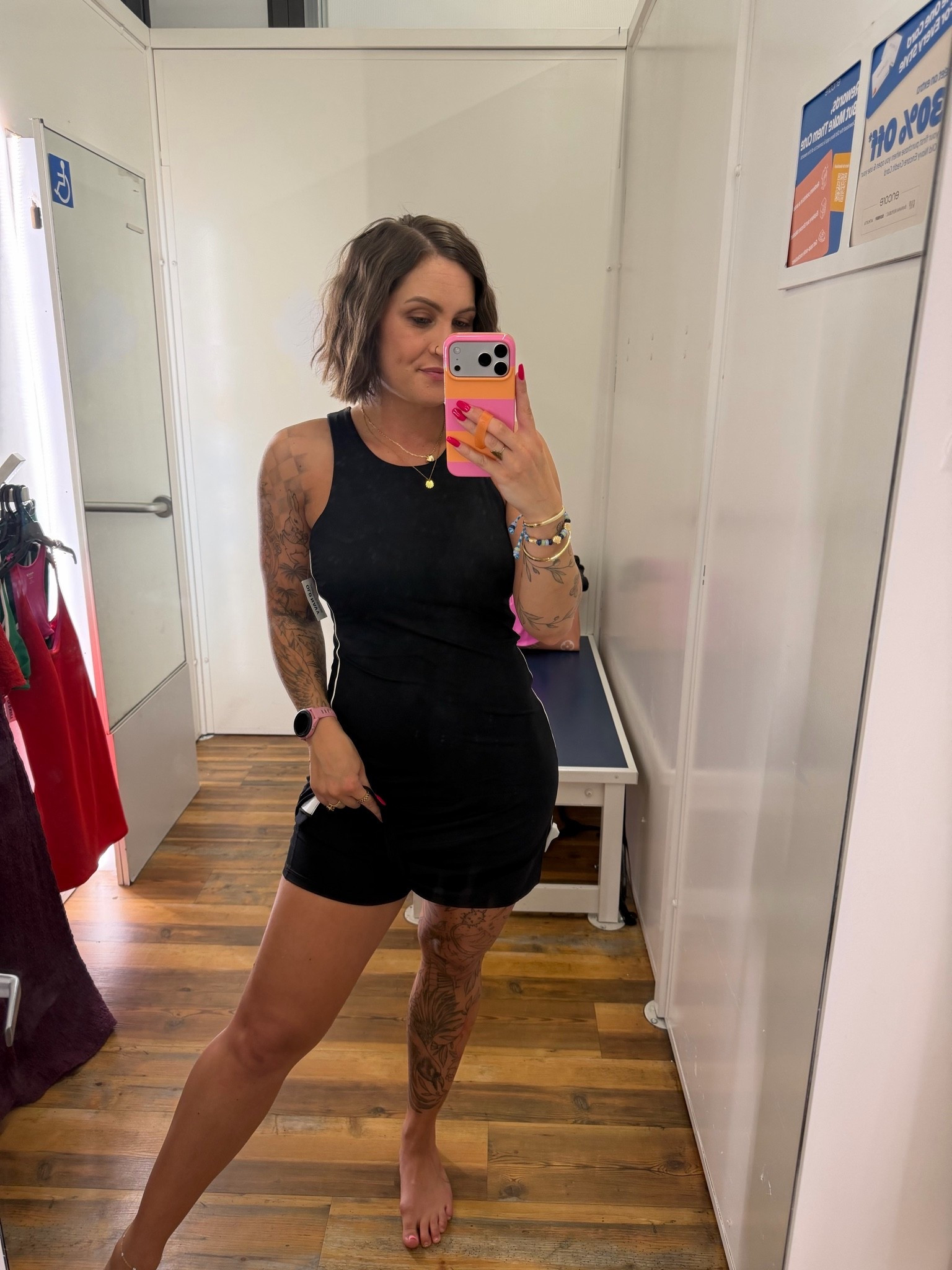 The comfiest athletic dress. Has the built in shorts and stretchy straps. I’m wearing a medium.

#LTKActive #LTKfitnessgoals #LTKSeasonal