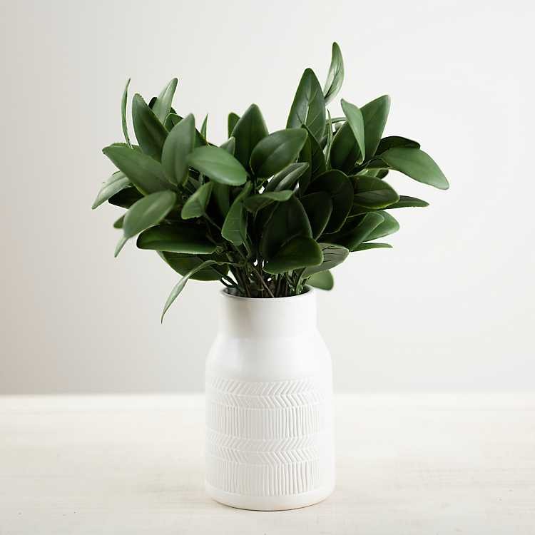 New!Faux Eucalyptus Greenery in Ceramic Pot | Kirkland's Home