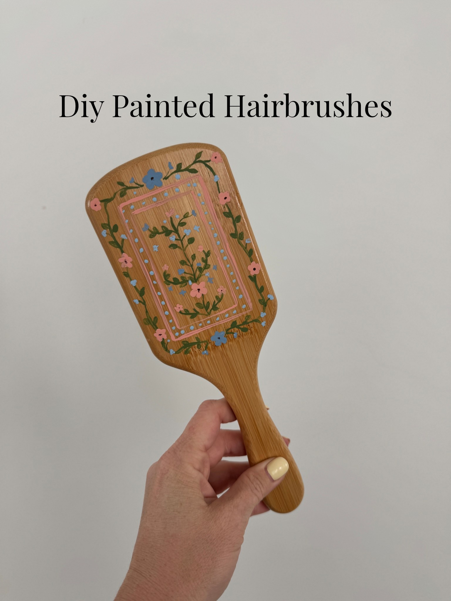Girls night craft idea, painted hairbrush supplies 

#LTKHome