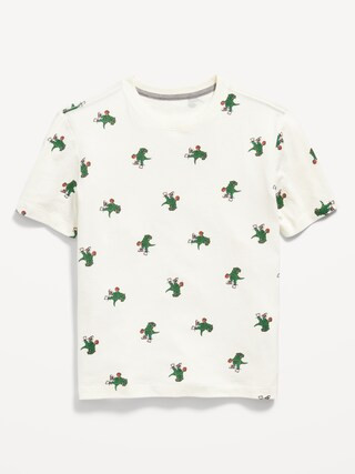 Softest Printed Crew-Neck T-Shirt for Boys | Old Navy (US)